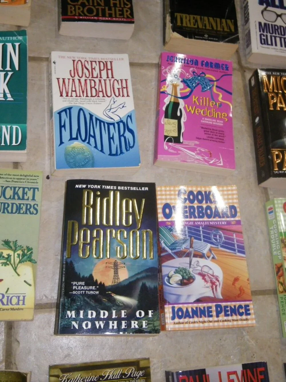 40 Paperback Books Lot Murder Mysteries Political Thrillers etc. Various Authors